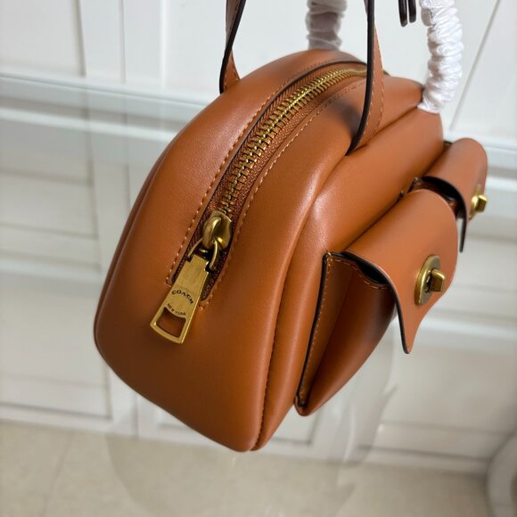 Coach New Twin Turnlock Tote - Picture 6 of 9